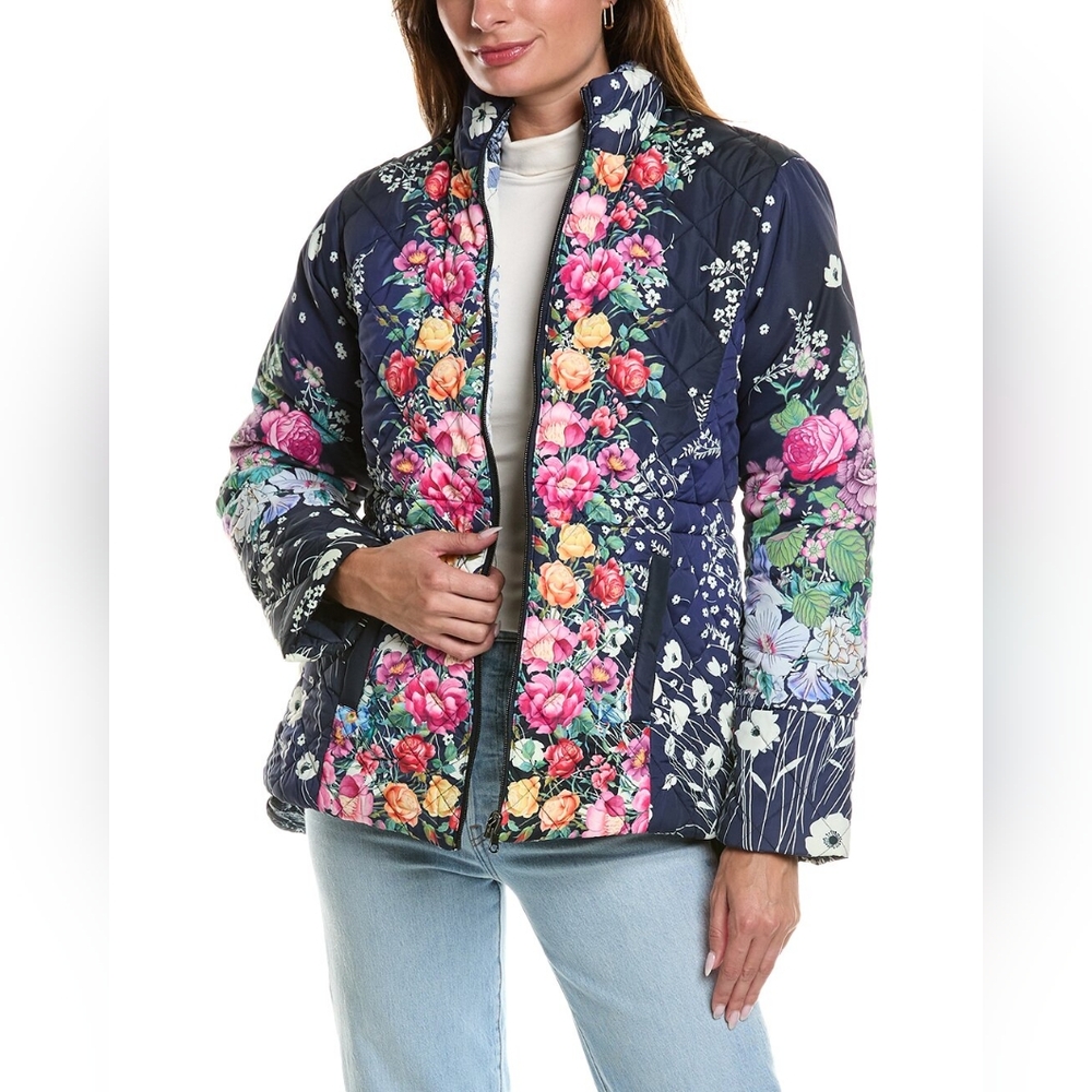 NWT Johnny WAS Reversible Coat - L